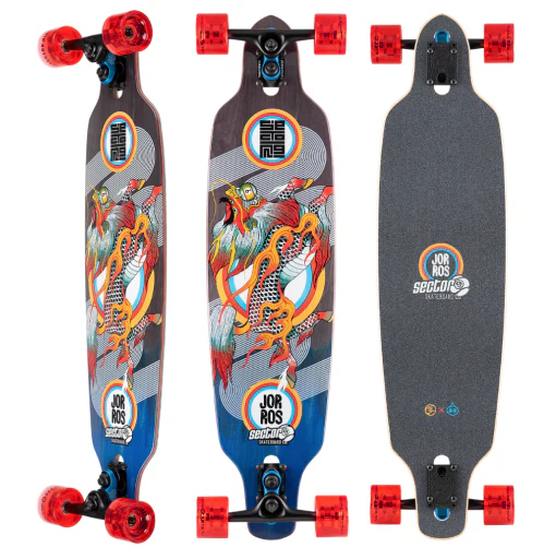 Sector 9 Fractal Kirin Sidewinder Longboard Complete 36" - Image 2