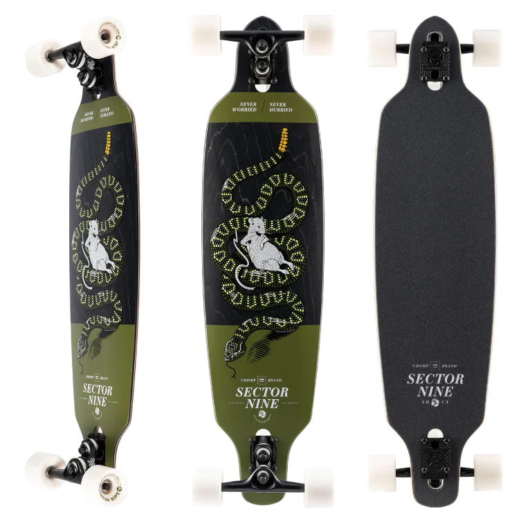 Sector 9 Fractal Rattler Sidewinder Longboard Complete 36" - Image 2