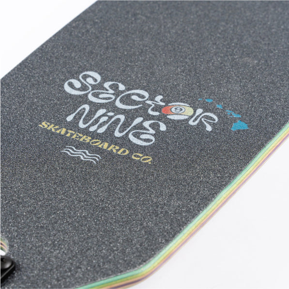 Sector 9 Fractal Shave Ice Sidewinder Longboard Complete 36" - Image 5