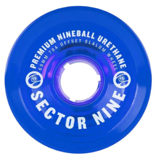 Sector 9 Nineballs Wheels Blue 69MM 78A