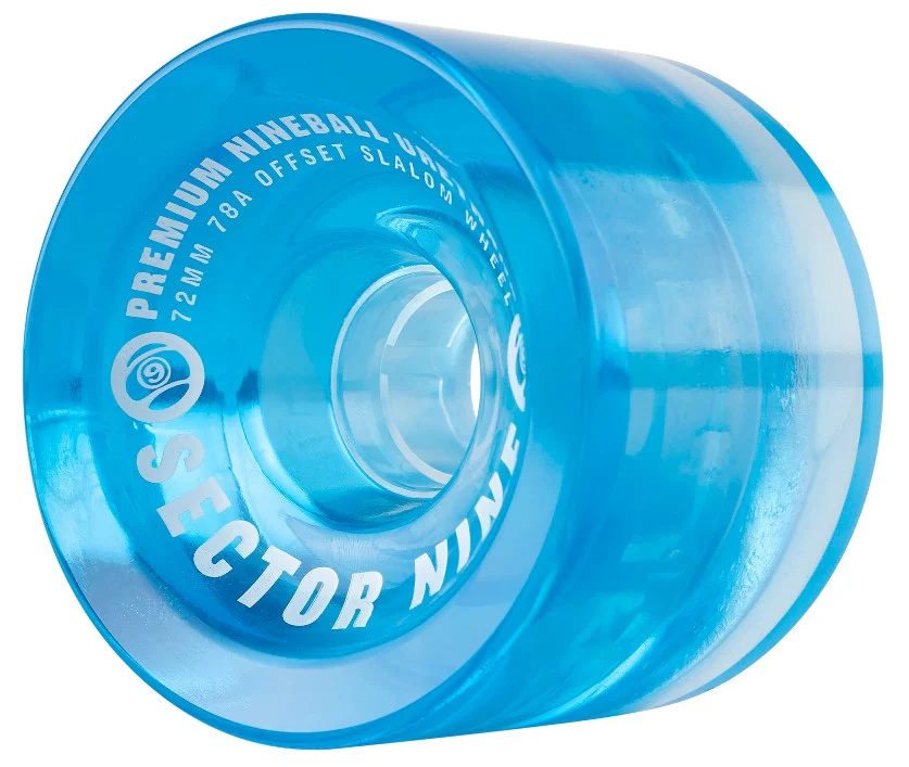 Sector 9 Nineballs Skateboard Wheels Blue 72MM 78A - Image 2