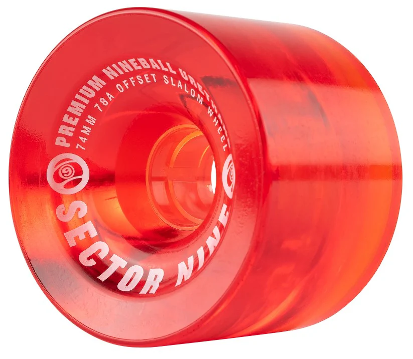 Sector 9 Nineballs Skateboard Wheels Red 74MM 78A - Image 2