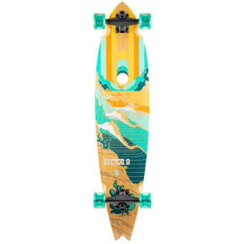 Sector 9 Offshore Baja Bamboo Longboard Complete 39.5"