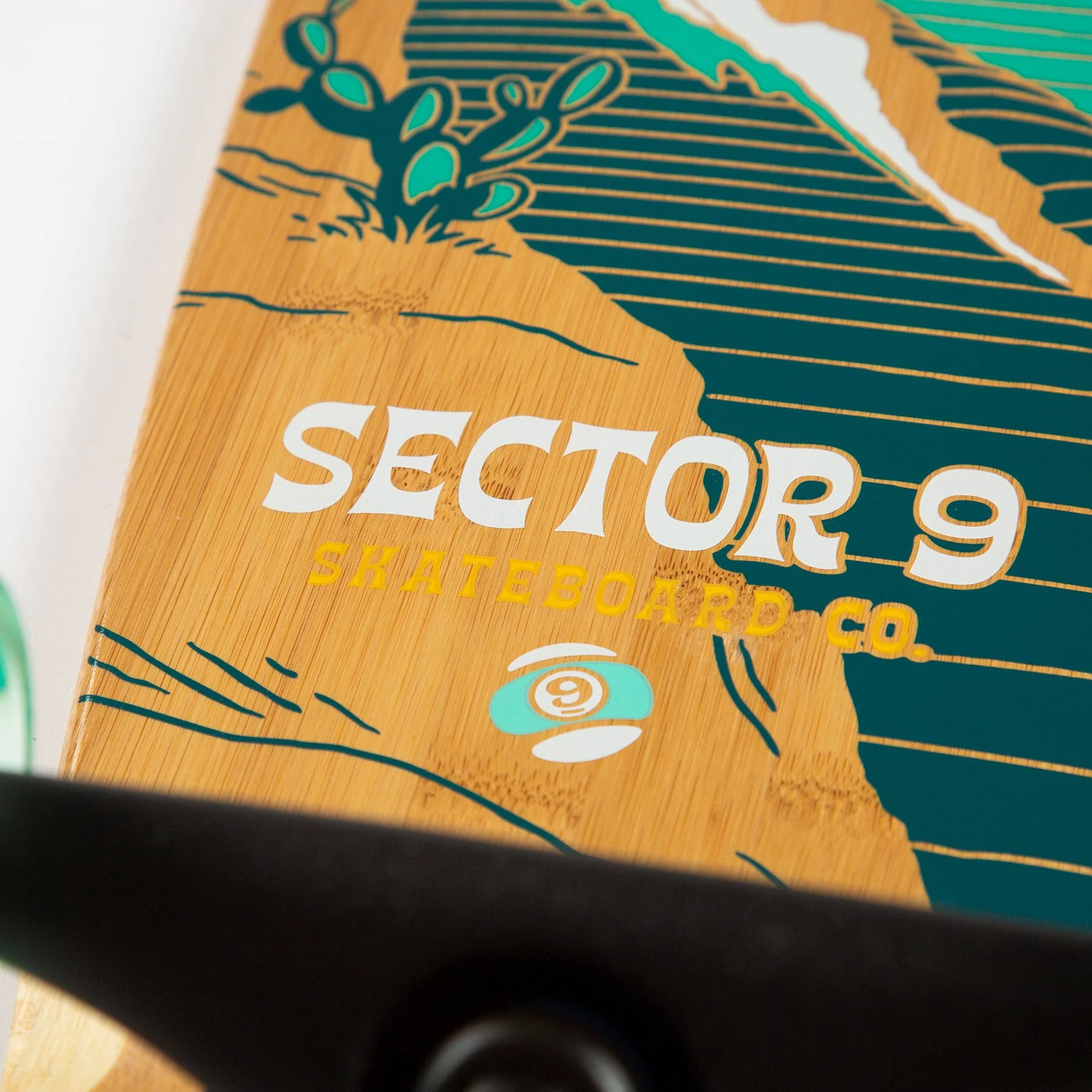 Sector 9 Offshore Baja Bamboo Longboard Complete 39.5" - Image 6