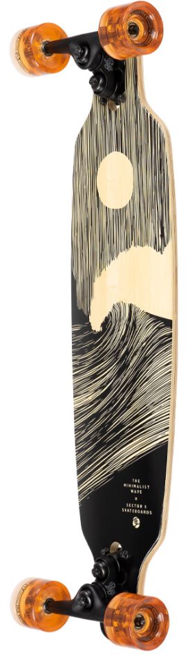 Sector 9 Shoots Full Moon Sidewinder Longboard Complete 33.5" - Image 8