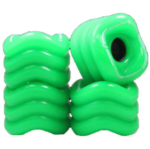 Shark Wheel DNA Gecko Wheels Green 72MM 78A - Image 2