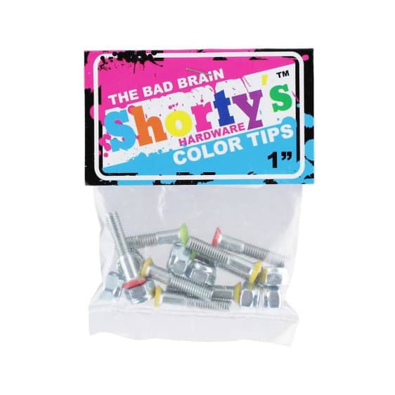 Shorty's The Bad Brain Hardware Green, Red, Yellow 1"