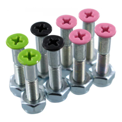 Shorty's The Sex Pistol Hardware Pink, Green, Black 1" - Image 3