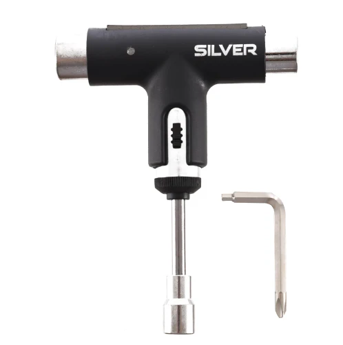 Silver Premium Skateboard Tool - Black/Silver