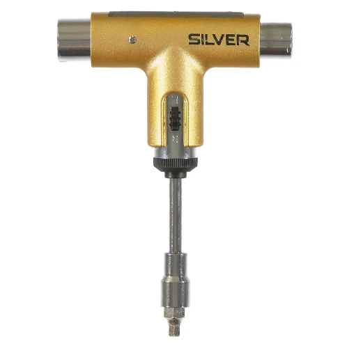Silver Premium Skateboard Tool - Gold/Silver - Image 2