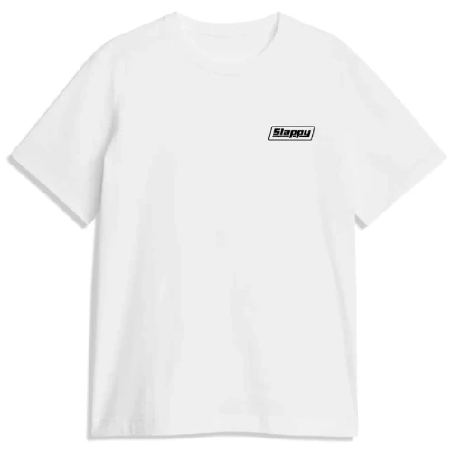Slappy Red Curb Tee - White - Image 2