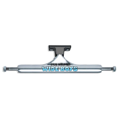 Slappy X Heroin Hollow Wide Boys ST1 Polished/Black Trucks (Set of 2)