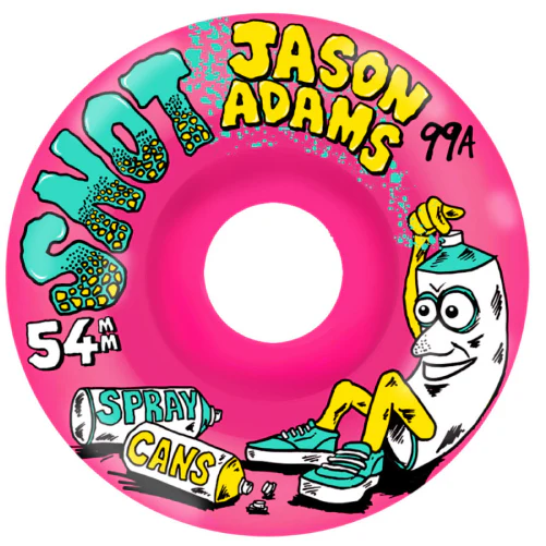 Snot Classic Jason Adams Spray Cans Wheels 54MM 99A - Image 5