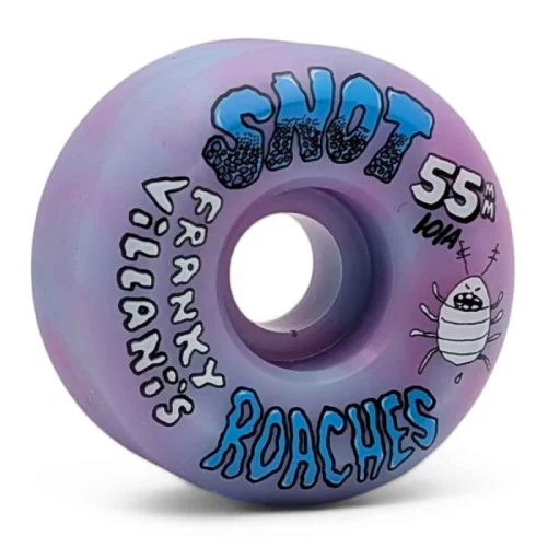 Snot Conical Franky Villani Roaches Pink/Teal Swirl Wheels 55MM 101A