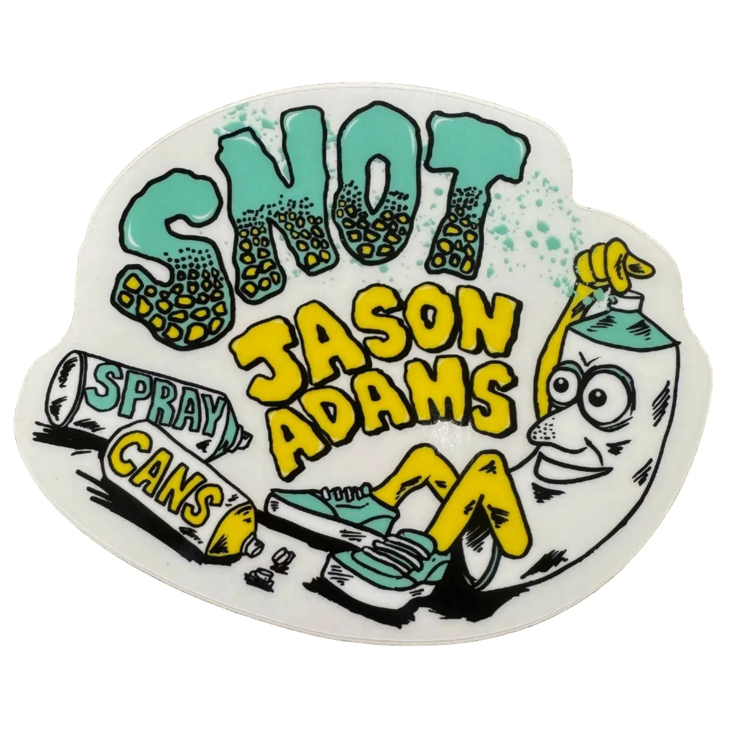 Snot Jason Adams Spray Cans Sticker - Image 2