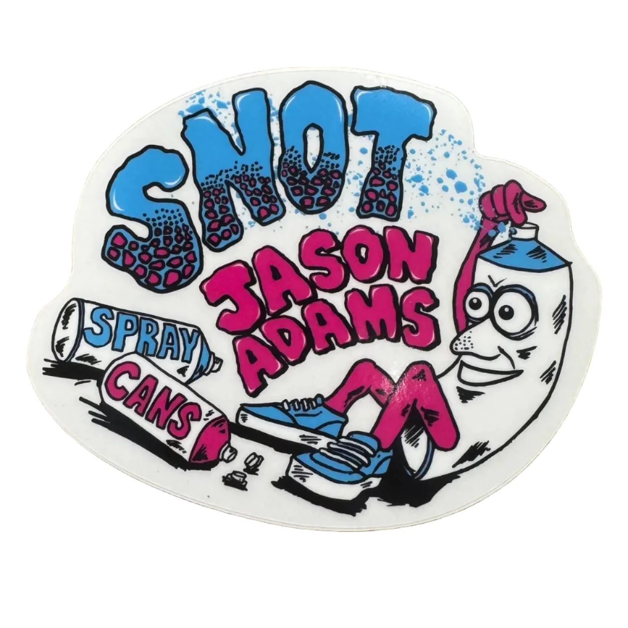 Snot Jason Adams Spray Cans Sticker - Image 3