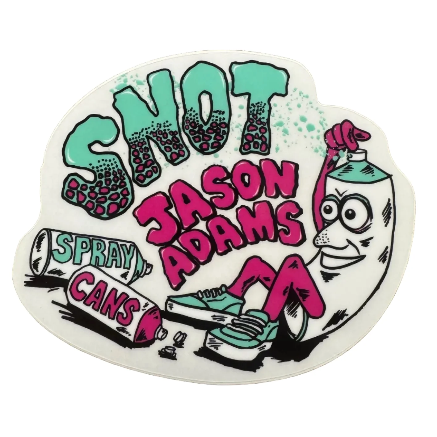 Snot Jason Adams Spray Cans Sticker - Image 4