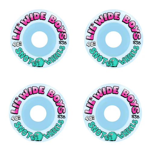 Snot Lil' Wide Boys Wheels Ice Blue 48MM 83B - Image 2