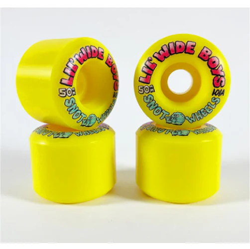 Snot Lil' Wide Boys Wheels Yellow 50MM 101A - Image 2