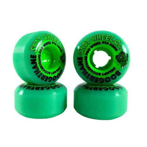 Snot Swampy Gator Boogerthane Wheels Green/Glow 54MM 99A - Image 3