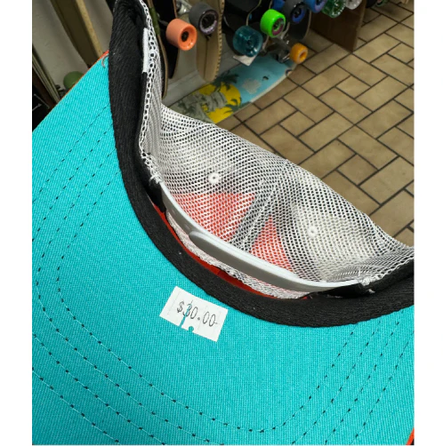 Snot Wheel Co. Japanese Trucker Hat - Safety Orange - Image 3