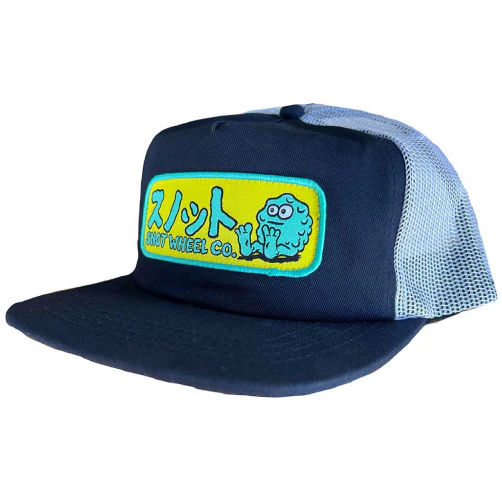 Snot Wheel Co. Japanese Trucker Hat - Navy