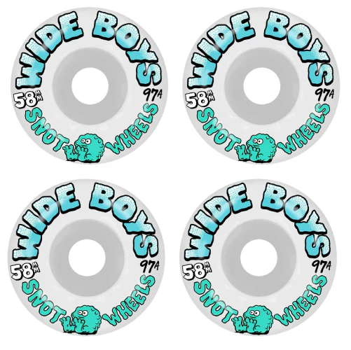 Snot Wide Boys Wheels Glow in the Dark 58MM 97A - Image 2