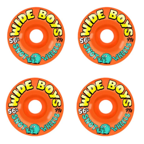 Snot Wide Boys Wheels Orange 56MM 99A - Image 2