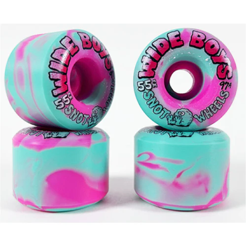 Snot Wide Boys Wheels Ice/Pink Swirl 55MM 97A - Image 3