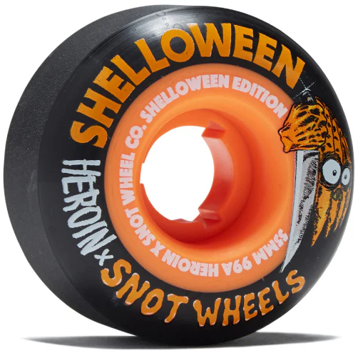Snot X Heroin Shelloween Edition Wheels Black 55MM 99A