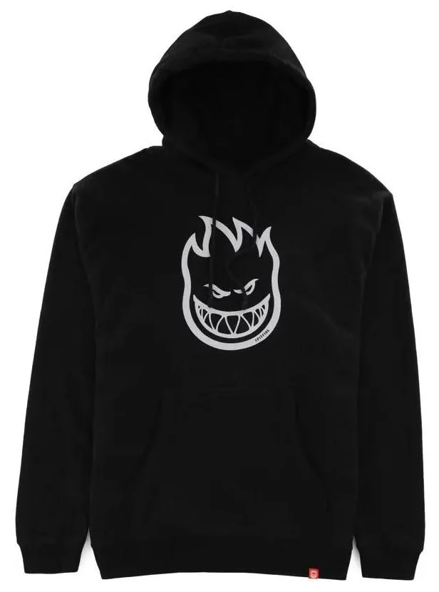 Spitfire BigHead Black with Metallic Hoodie - Black