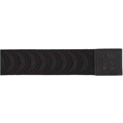 Spitfire Bighead Crescent D Ring Belt - Black - Image 4