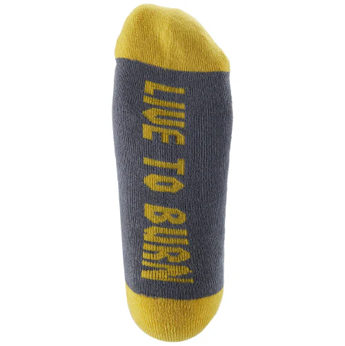 Spitfire Bighead Crew Socks - Charcoal/Yellow - Image 3