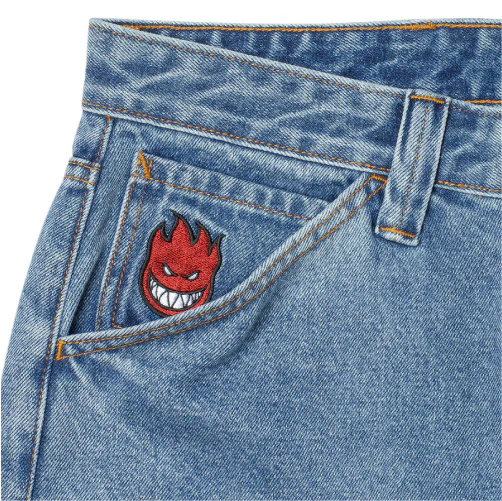 Spitfire Bighead Fill Denim Pant- Medium Stone - Image 2