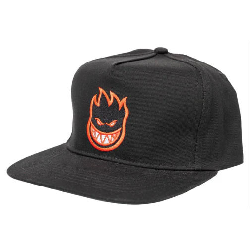 Spitfire Bighead Fill Snapback Hat - Black