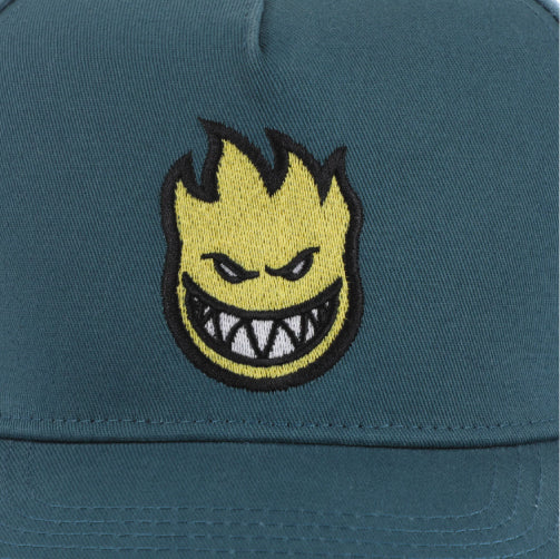Spitfire Bighead Fill Snapback Hat - Blue/Yellow - Image 2