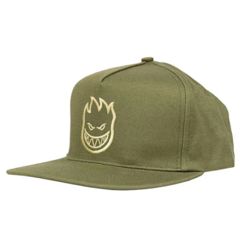 Spitfire Bighead Snapback Hat - Olive