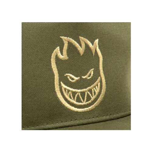 Spitfire Bighead Snapback Hat - Olive - Image 2