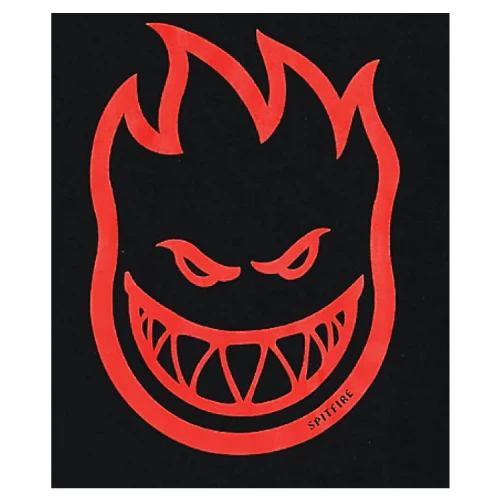 Spitfire Bighead Tee - Black/Red - Image 2