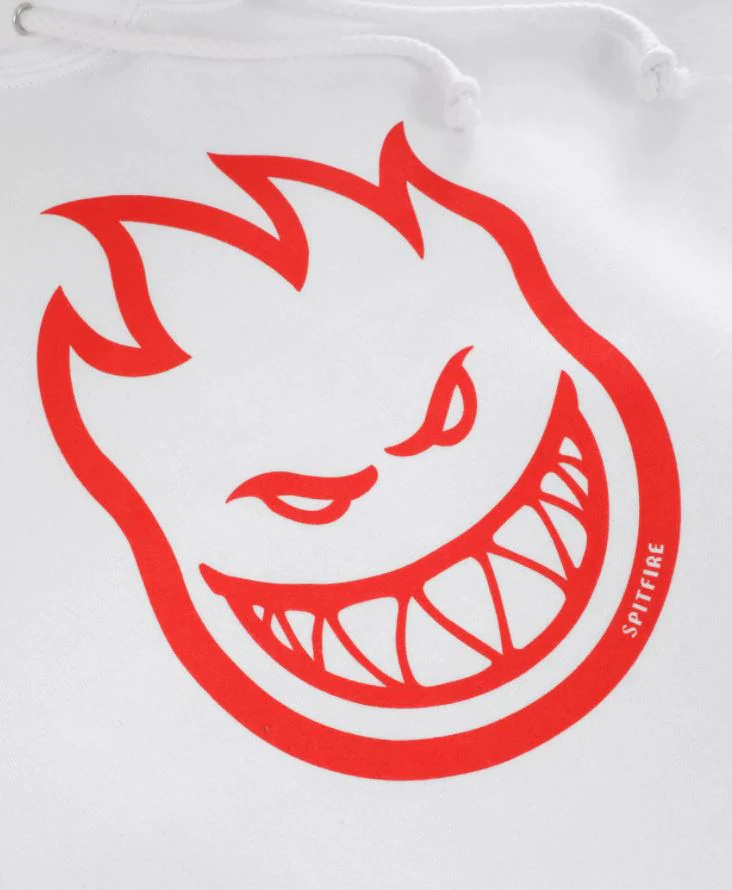 Spitfire BigHead White with Red Hoodie - Image 3
