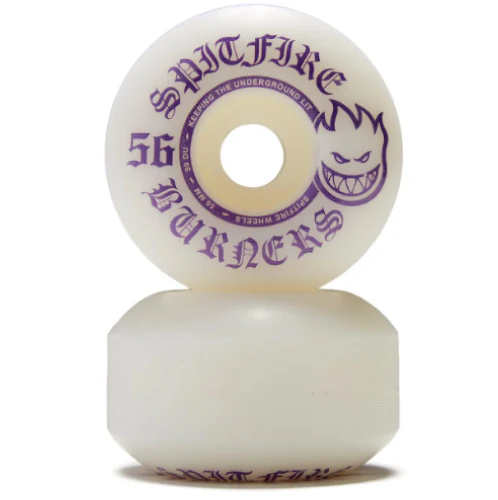 Spitfire Burners Wheels White/Purple 56MM 99D - Image 3