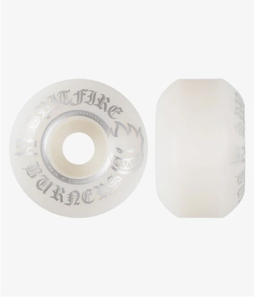Spitfire Burners Wheels White/Silver 52MM 99D - Image 2