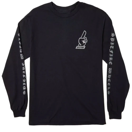 Spitfire Chrome #1 Long Sleeve Tee - Black