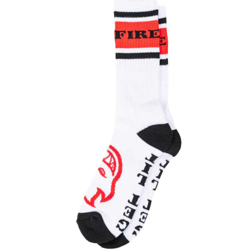 Spitfire Classic '87 Bighead Socks - White/Black/Red - Image 3