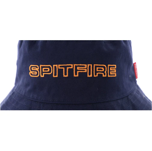 Spitfire Classic 87' Reversible Bucket Hat - Grey/Navy - Image 5