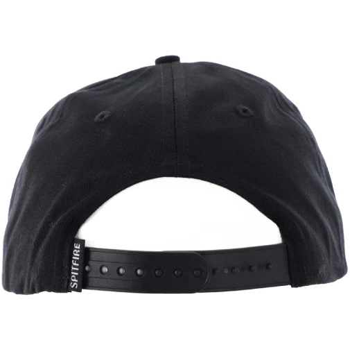 Spitfire Classic '87 Swirl Patch Snapback Hat - Black/Red - Image 3
