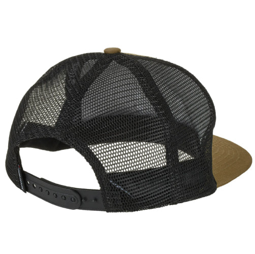 Spitfire Classic '87 Swirl Patch Snapback Trucker Hat - Olive/Black - Image 3