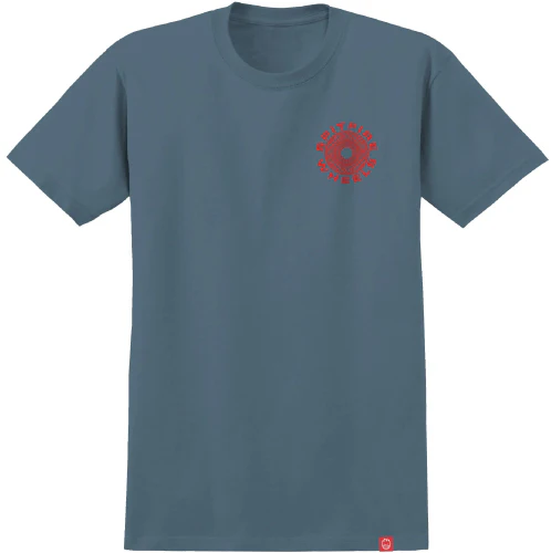 Spitfire Classic 87 Swirl Tee - Slate/Red