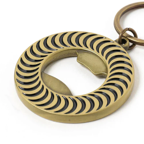 Spitfire Classic Swirl Bottle Opener Keychain - Brass - Image 3