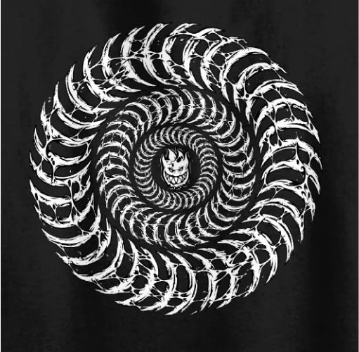 Spitfire Decay Classic Swirl Tee - Black - Image 4